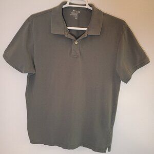 Shirt, Polo, Short, Old Navy, Olive Green, XL